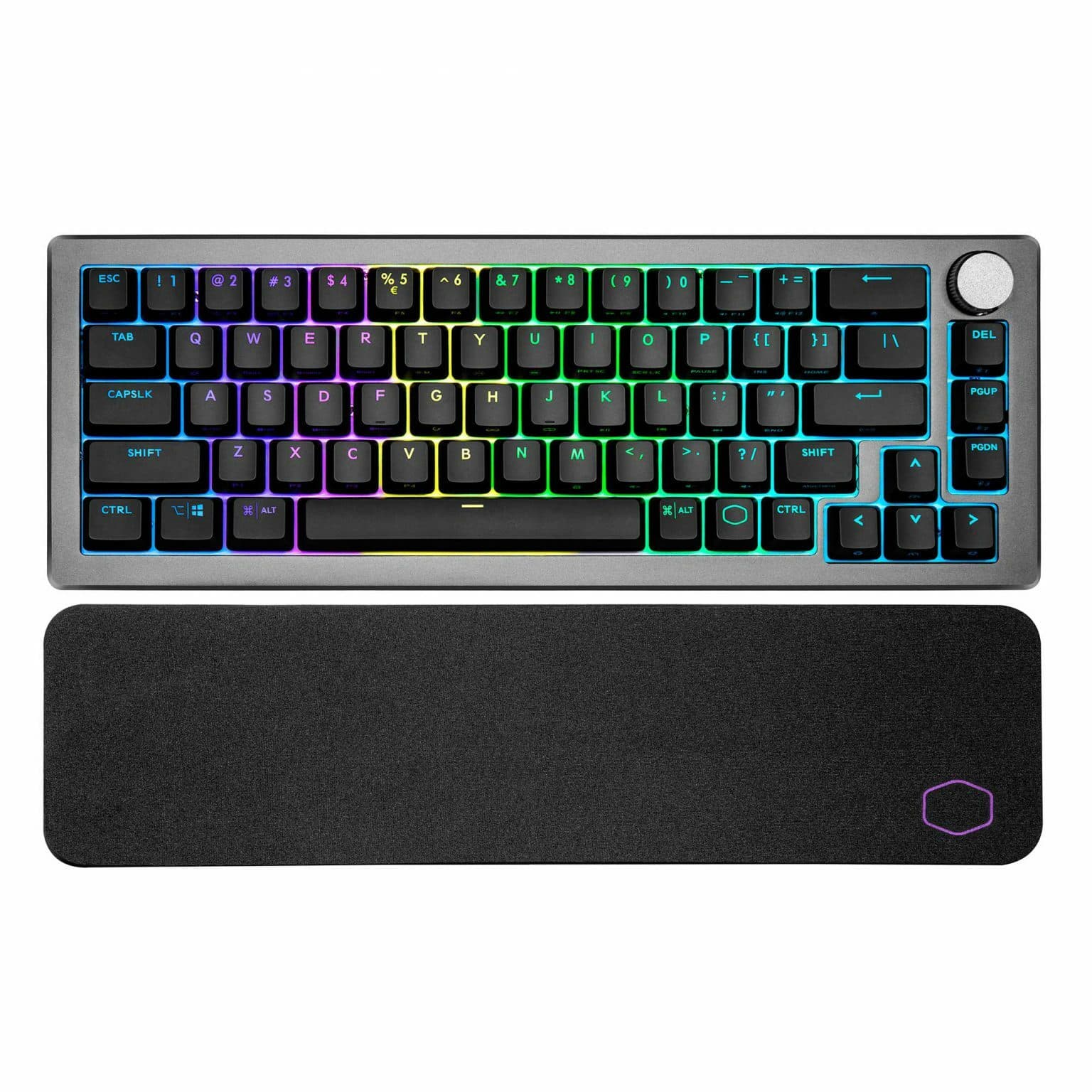 You can use Cooler Master's new 65% layout mechanical keyboard with PC or Mac.