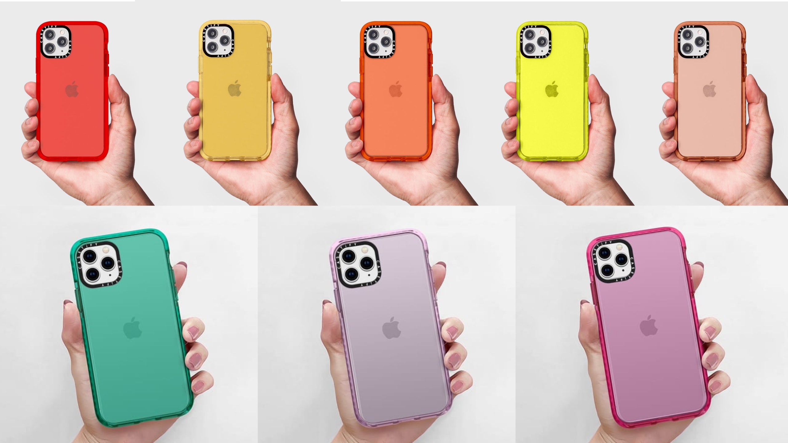 Casetify Sheer Impact cases for iPhone