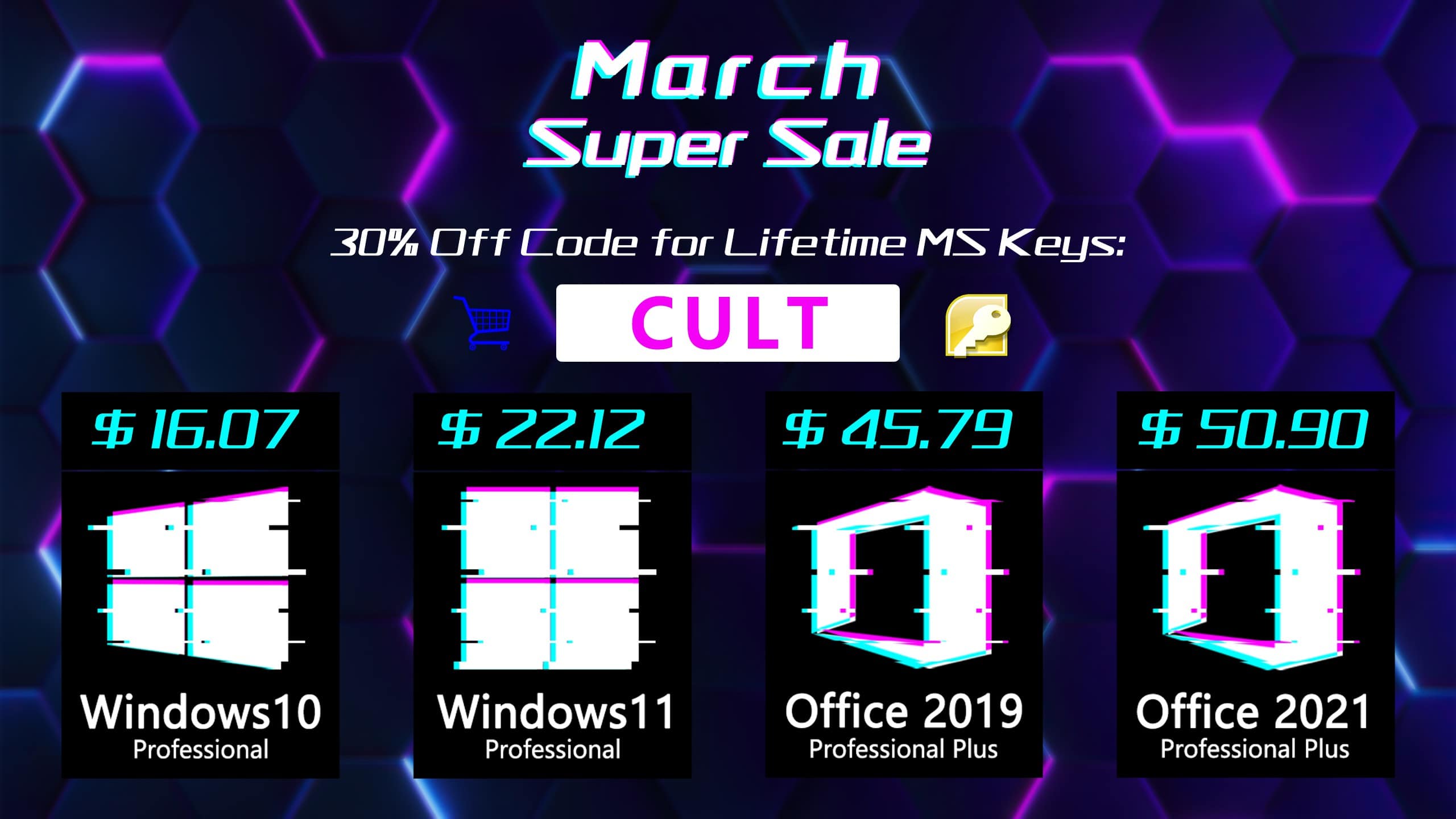In CDKeylord's Super Sale, you can get 30% off with coupon code CULT.