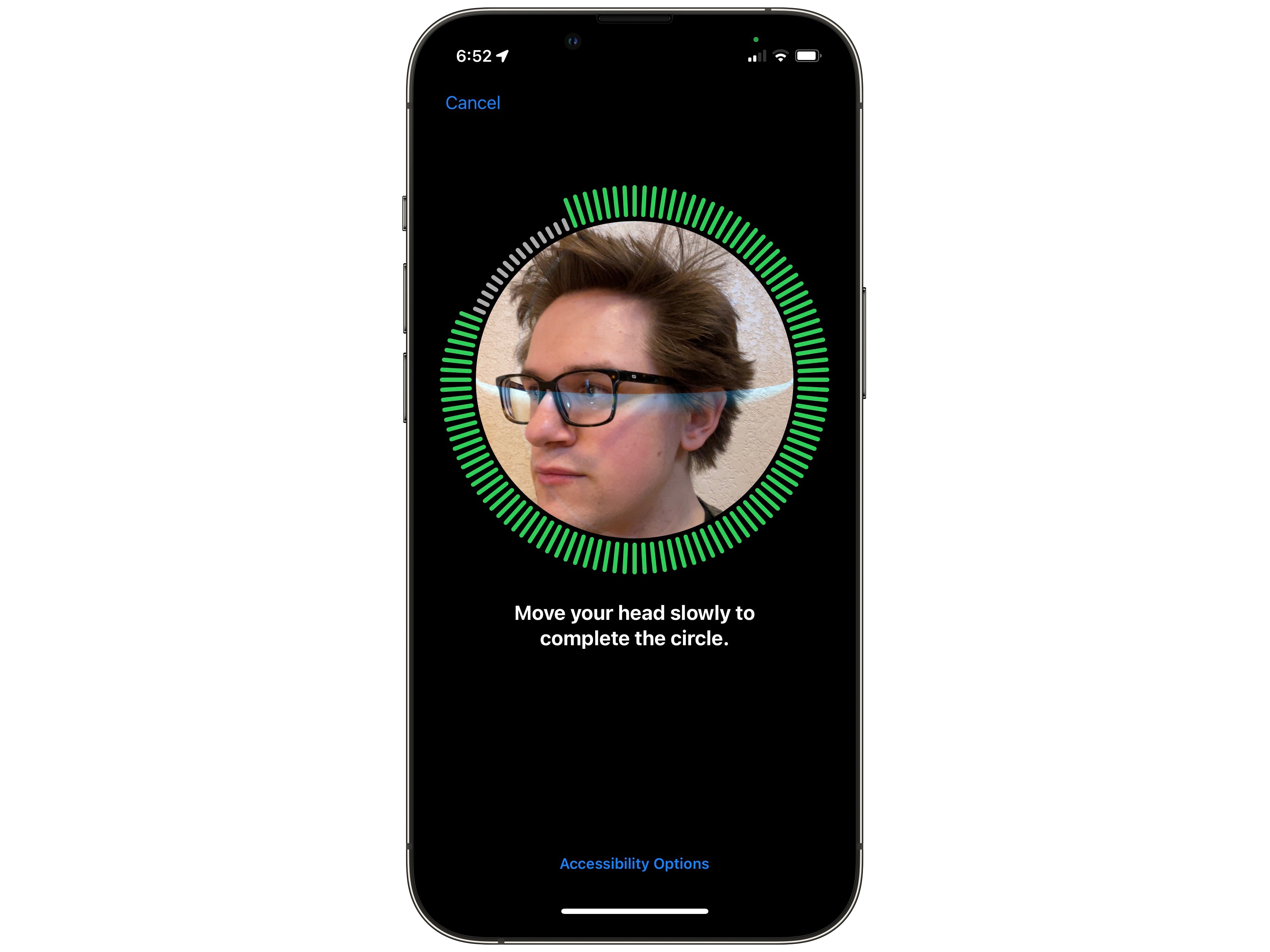Setting up Face ID with a mask