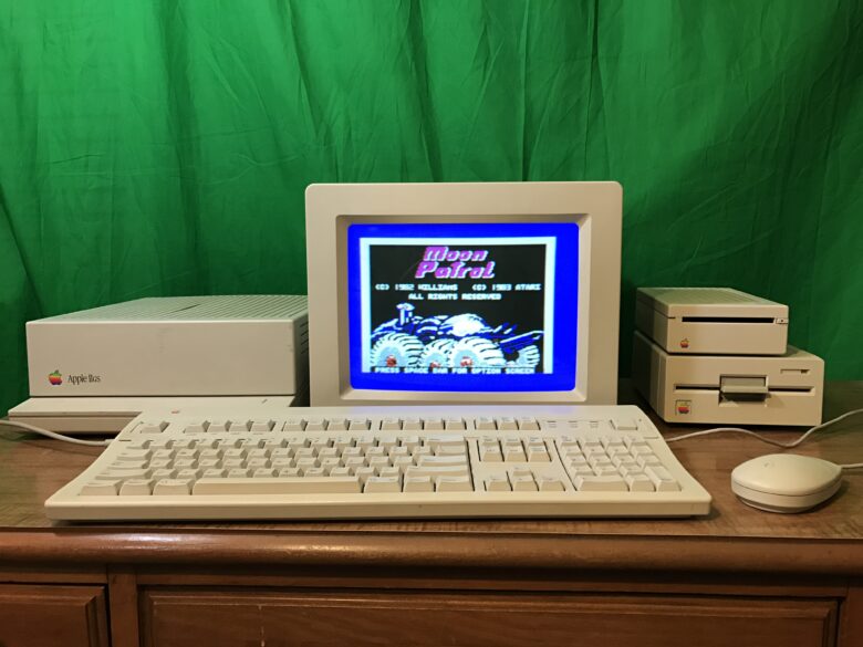 The computer, display and disk drives on my Apple IIGS system were all purchased separately from eBay.