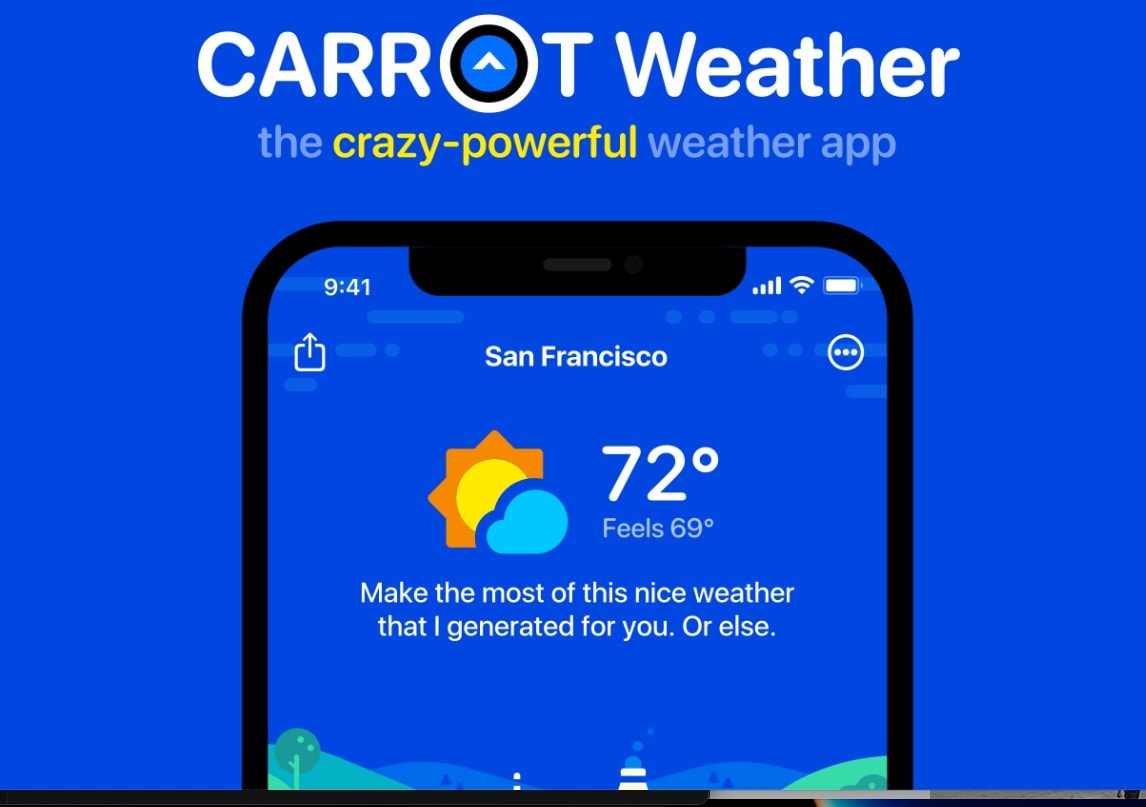 The Carrot Weather, known for snarky forecasts and powerful features, just got a big update.