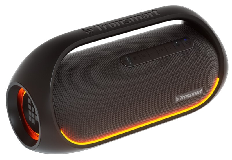 Transmart's new portable speaker packs 60W of power and four drivers. Plus a light show.