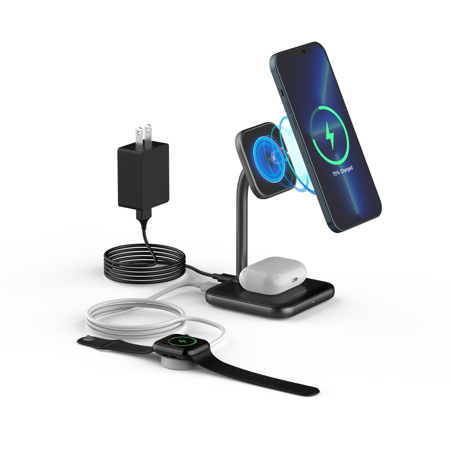 The new 3-in-1 magnetic wireless charger from Excitrus is affordable, and you can get another 20% off with a launch code.