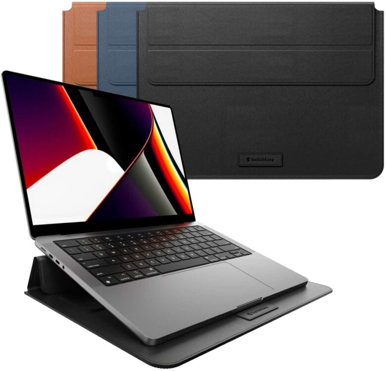 SwitchEasy's EasyStand is a stand and sleeve for your MacBook.