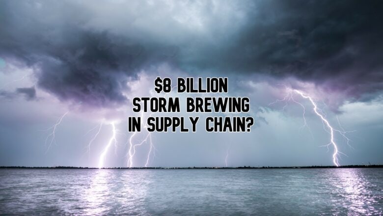 Apple warns that supply chain constraints will take a heavy toll in coming months.