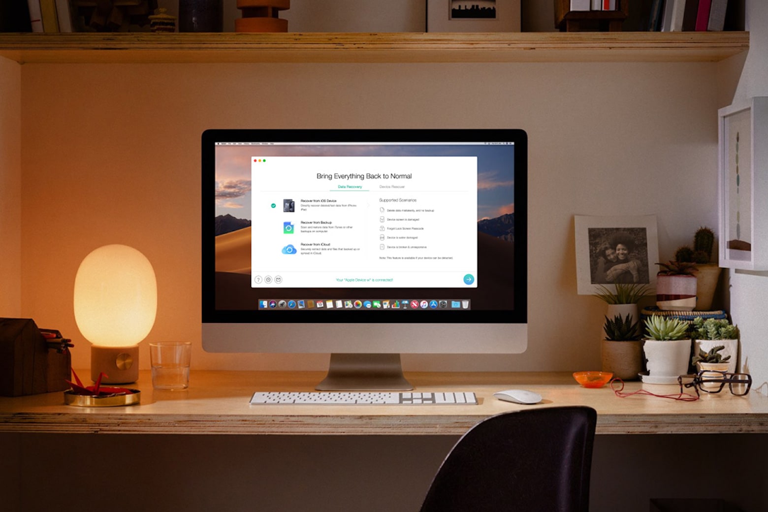 Recover lost iOS files with this rescue app.