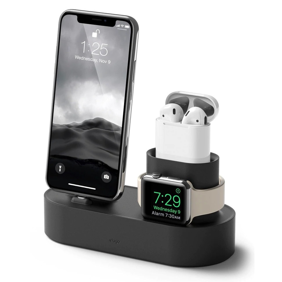 Juice up your iPhone, AirPods and Apple Watch at once. 