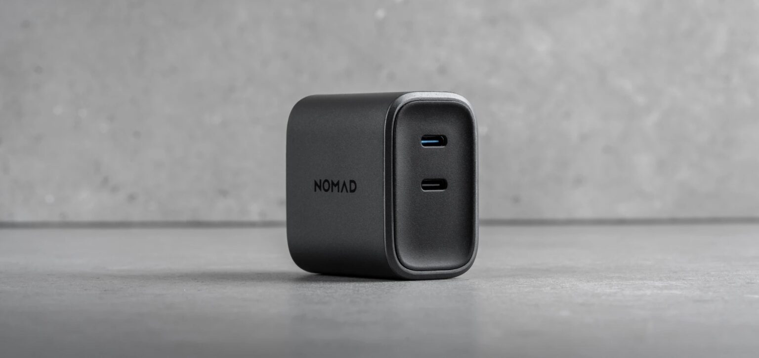 The new Nomad 65W Power Adapter is compact, potent and sports two USB-C ports.