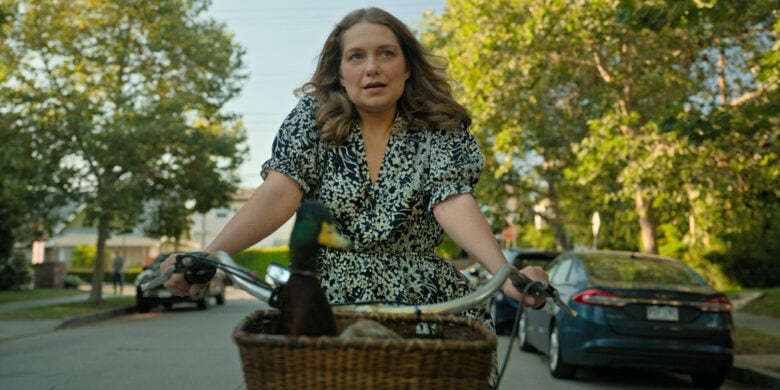 Roar review: Merritt Wever falls for a talking duck in one episode.