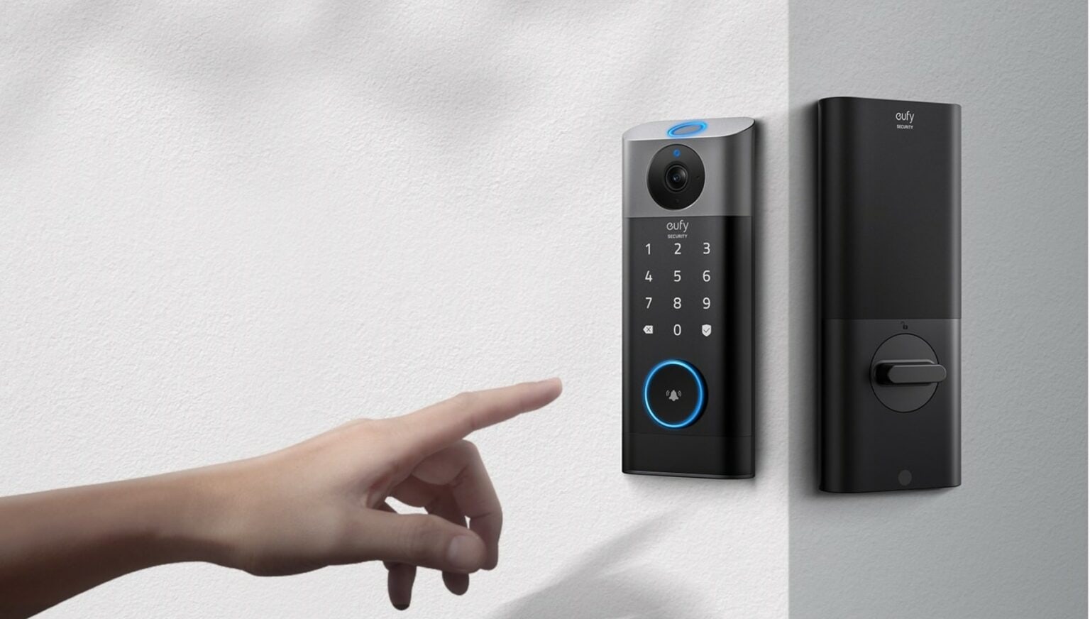 Eufy's new smart lock is also a wide-angle security camera and a motion-detecting doorbell.