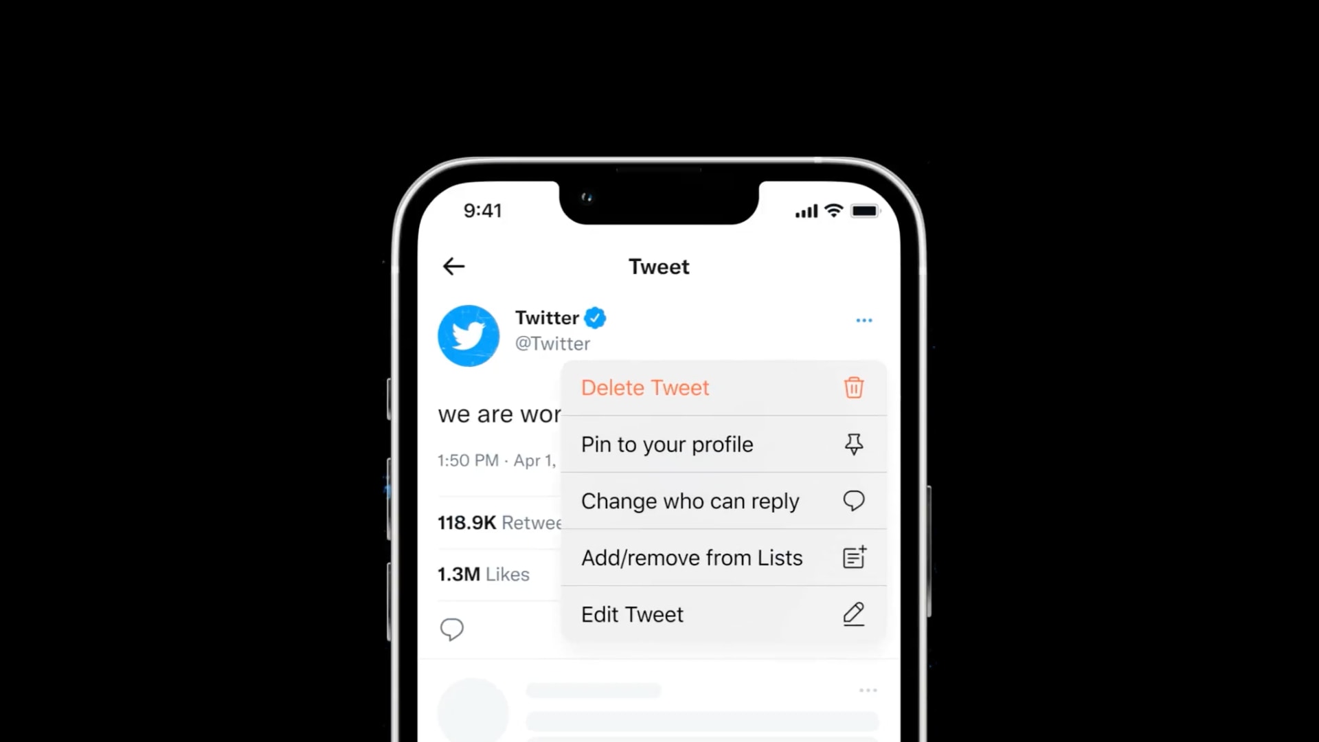 Twitter is working on an edit button