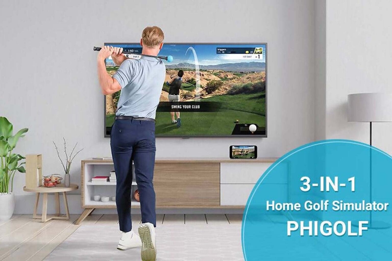 PhiGolf is the premier golf simulator.