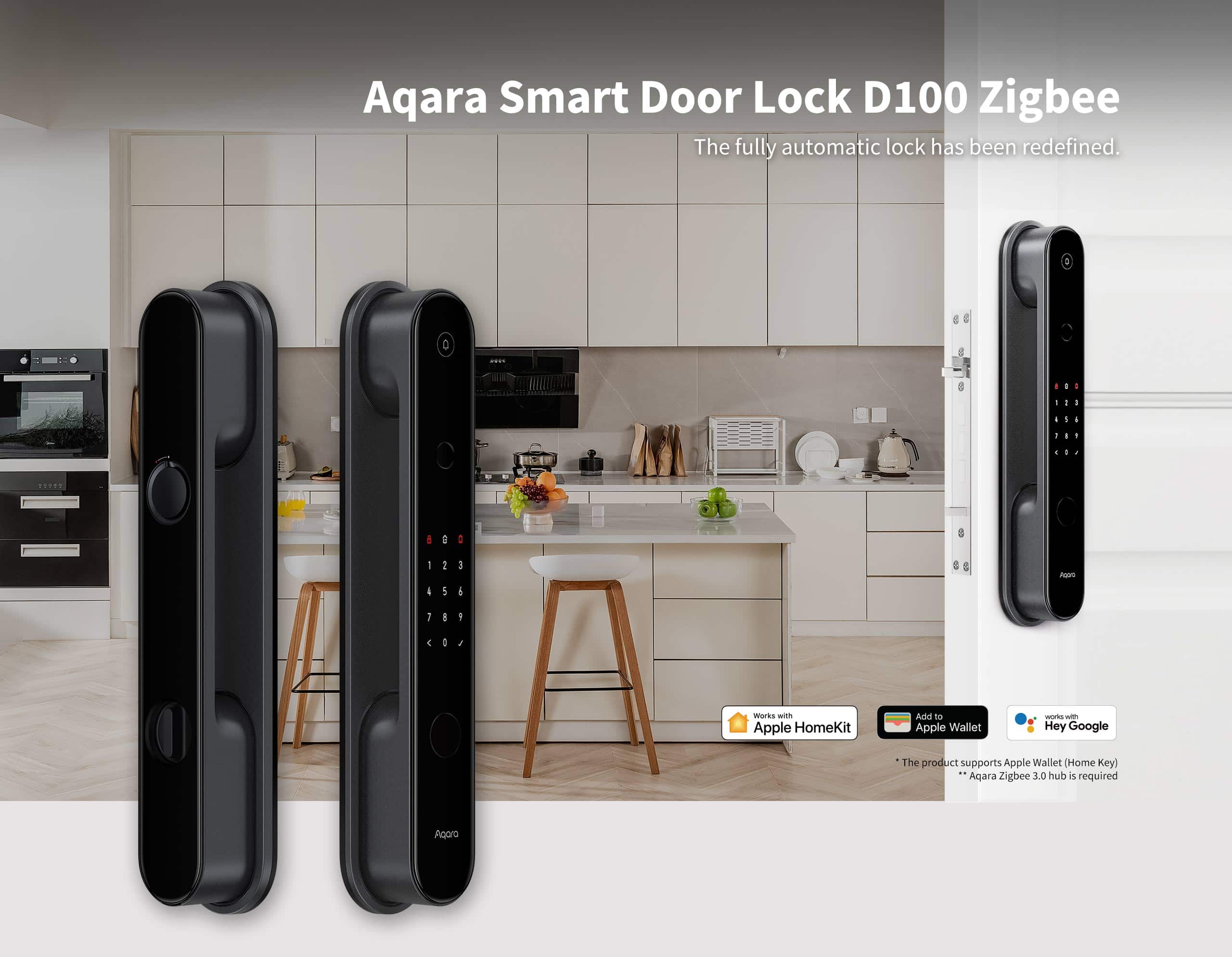 Aqara offers a third, moreadvanced smart lock for HomeKit and Home Key