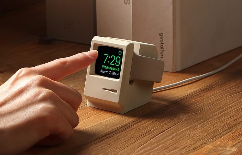 Best retro-futuristic Apple accessories - Elago W3 Apple Watch Stand