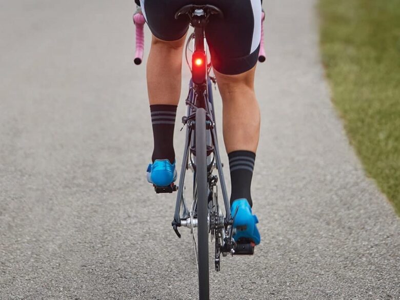 Apparently that light can be seen from a mile away in daylight.