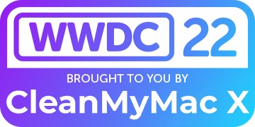 WWDC22 - Dostarczone przez CleanMyMac X
