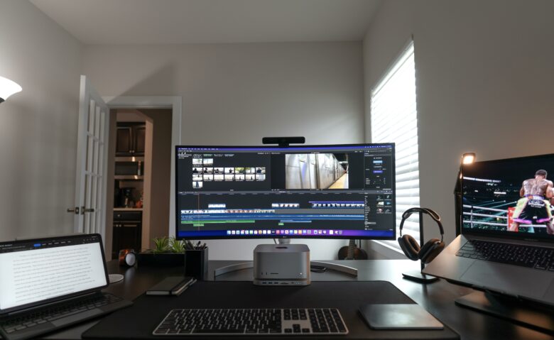 With the dock it sits on, that Mac Studio is even more formidable.