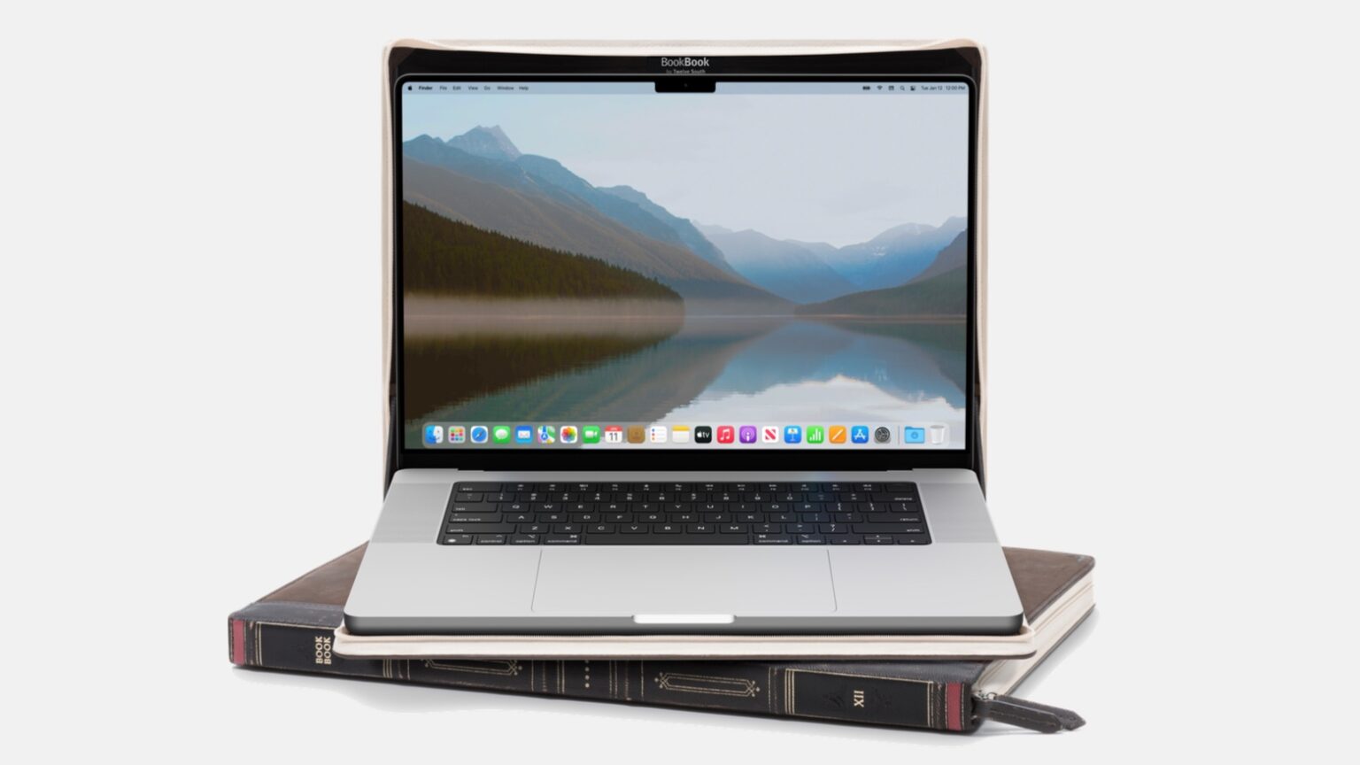 Give your MacBook Pro some old-world charm with leather BookBook case