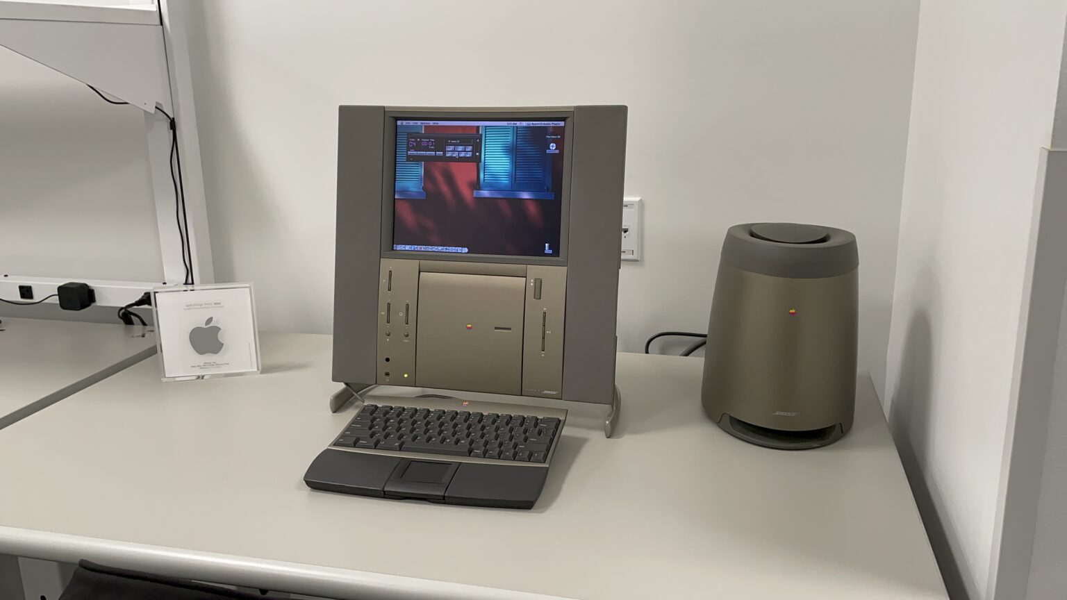 An unexpected find in this room was a Twentieth Anniversary Macintosh.