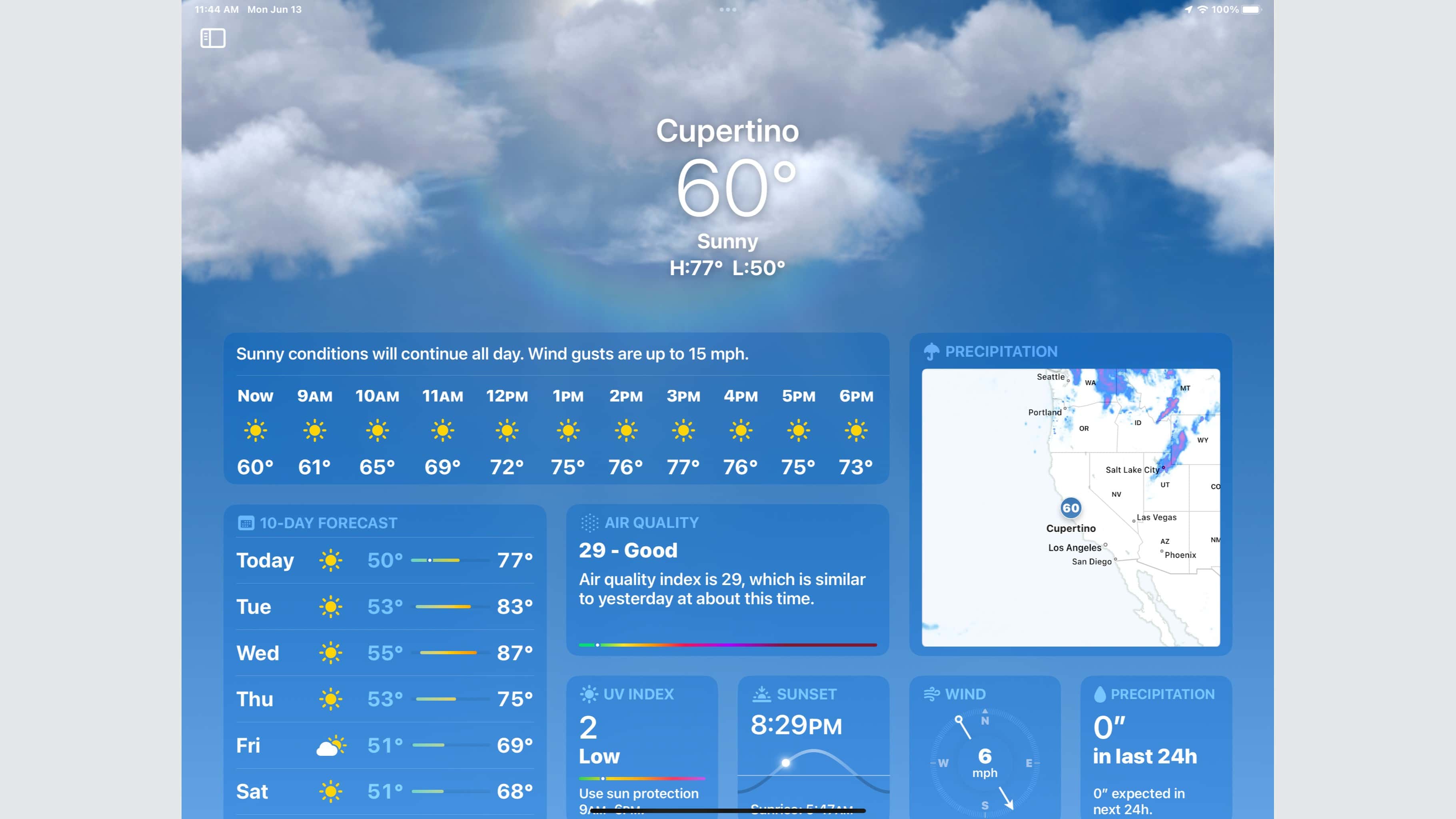 You asked for an iPad Weather app and Apple delivered.