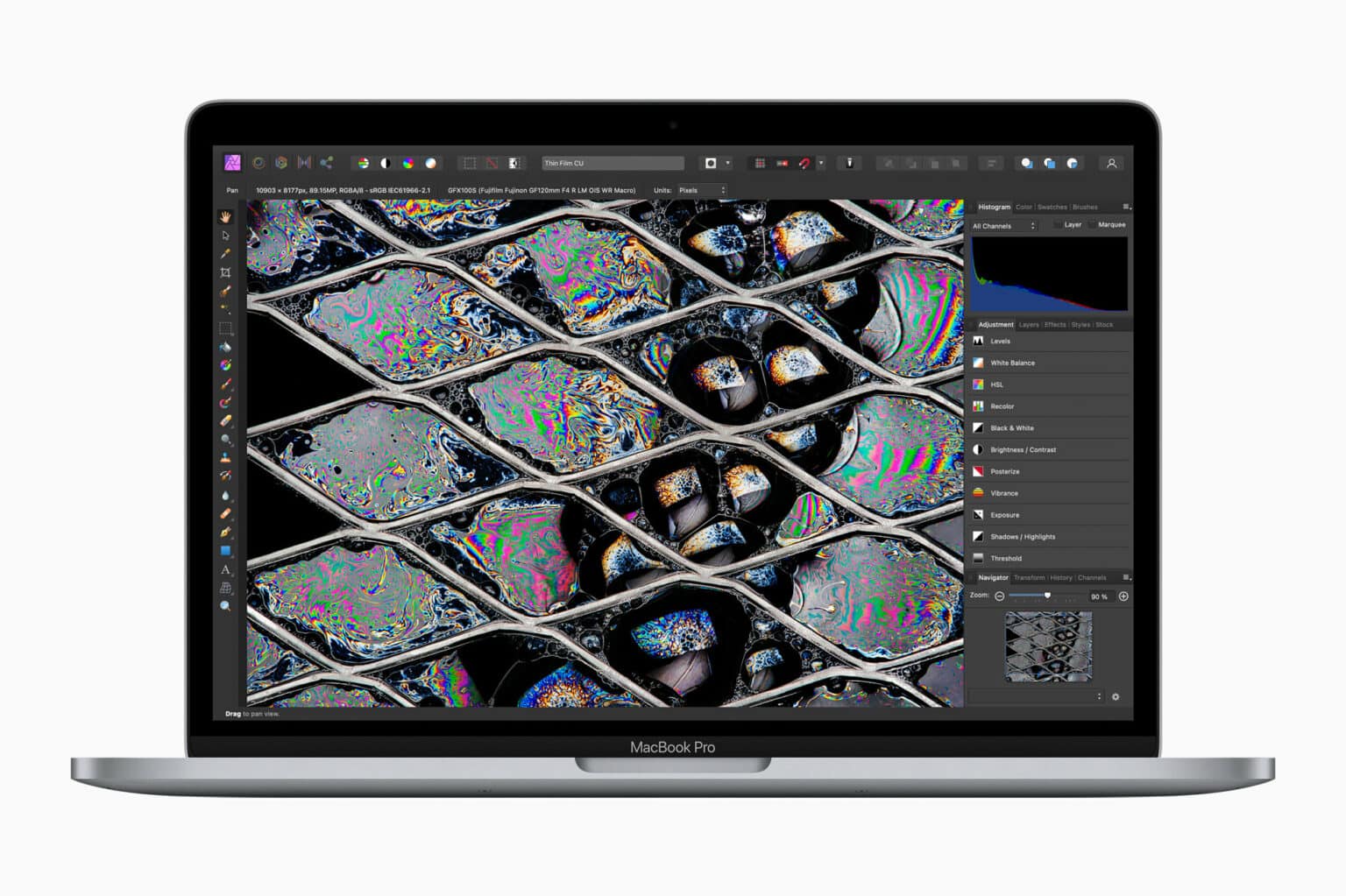 The updated 13-inch MacBook Pro keeps its compact form factor but gains capabilities with the M2 chip.