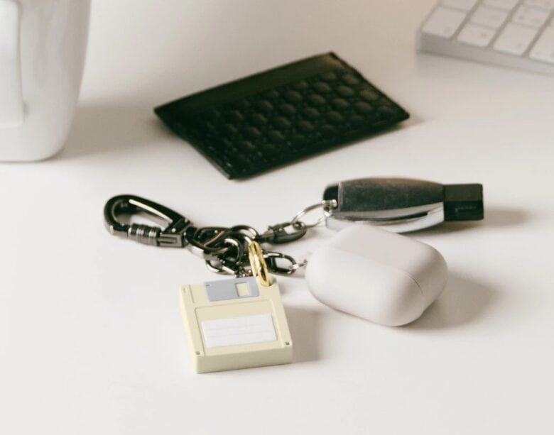 Floppy disks are making a comeback! (As AirTag cases).