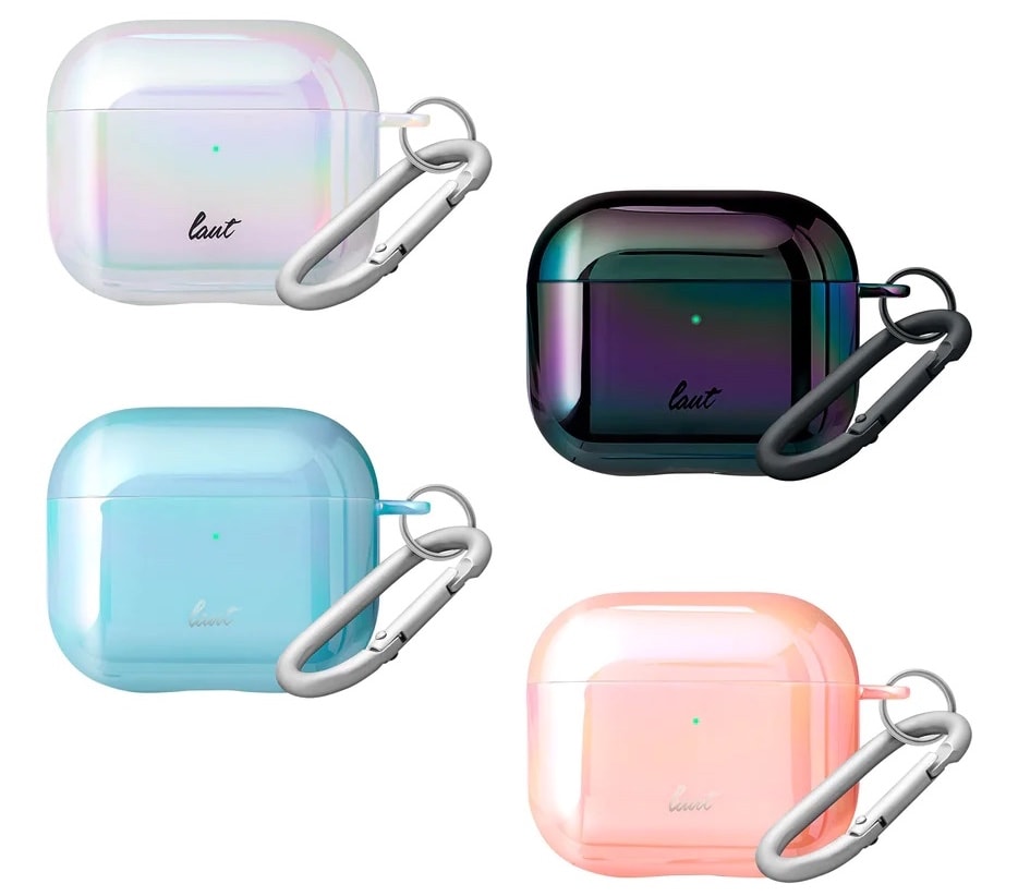 You have a nice choice of colors with the Laut Holo AirPods 3 case.