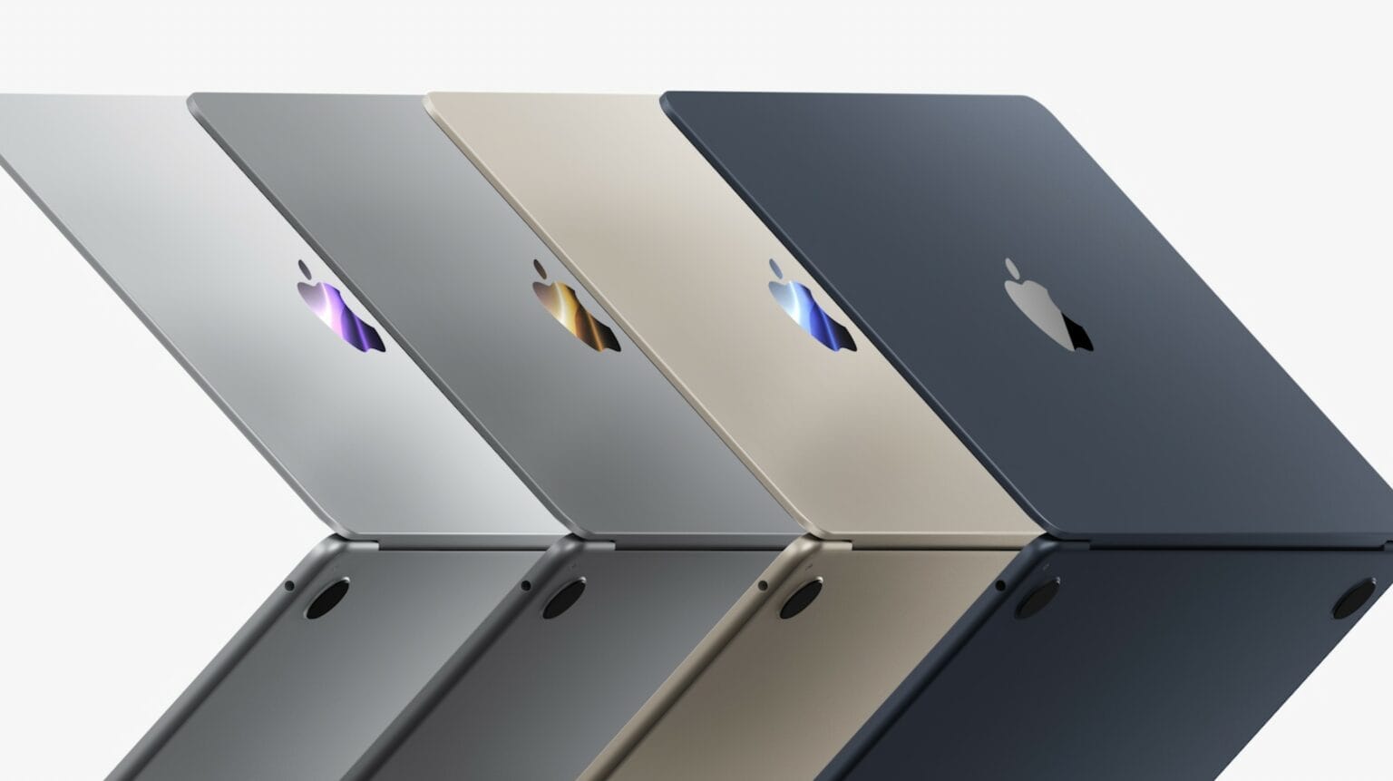 WWCC22: The new M2 MacBook Air comes in four colors.