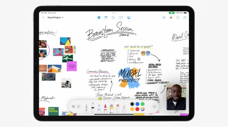 iOS 16 features delayed: Freeform is like a virtual whiteboard that will enable collaboration on iPhone, iPad and Mac.