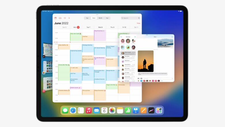 WWDC22: The Stage Manager feature introduced in macOS Ventura will also work in iPadOS 16.