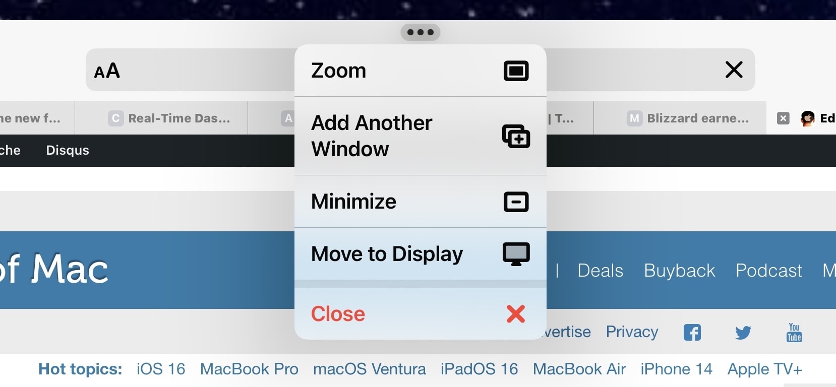 Multitasking options are now labeled in iPadOS 16 beta 3.