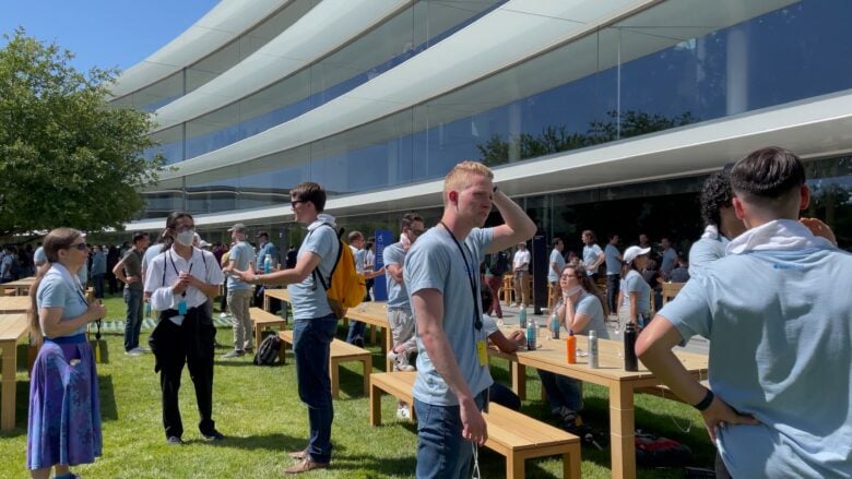 Attendees get a chance to find engineers on the Apple teams they may want to pepper with questions.