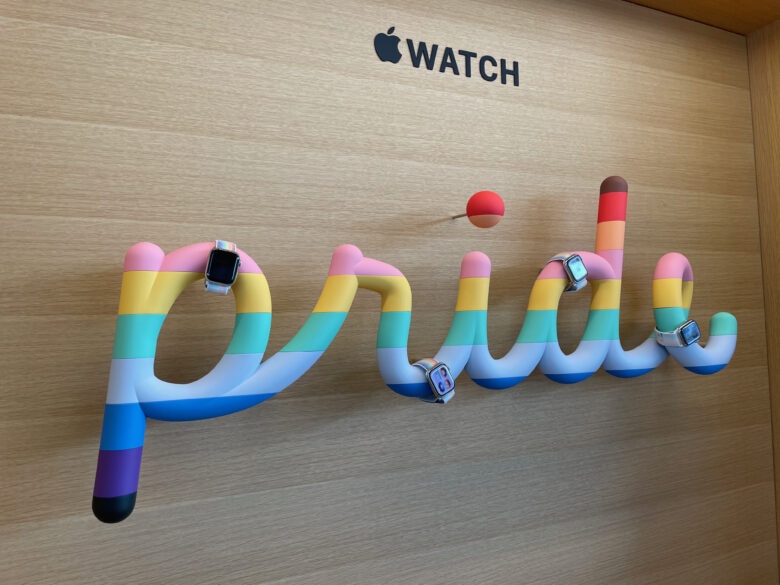 A Pride display for Apple Watch.