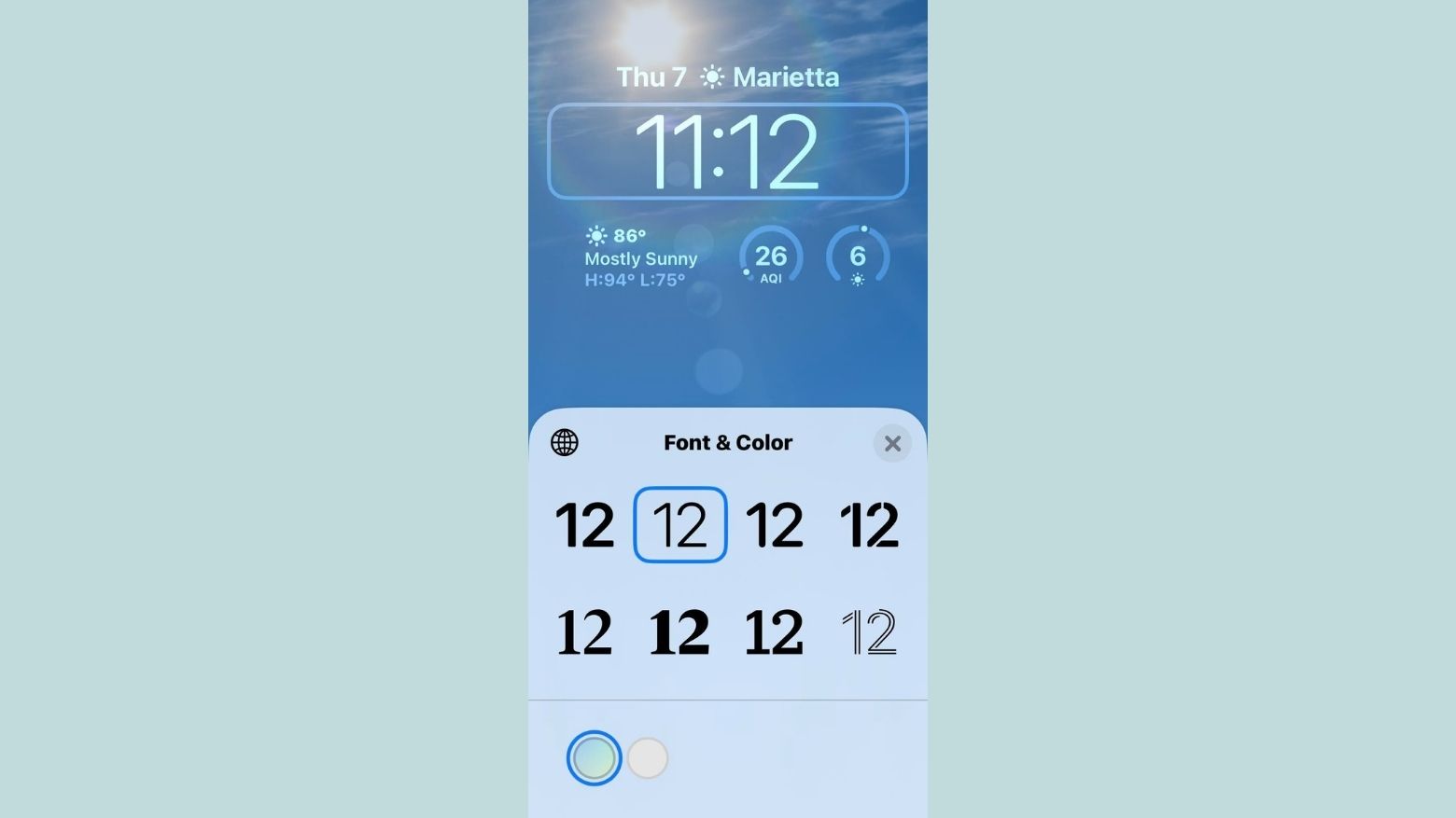iOS 16 beta 3 adds the classic iOS 15 Lock Screen font for customization