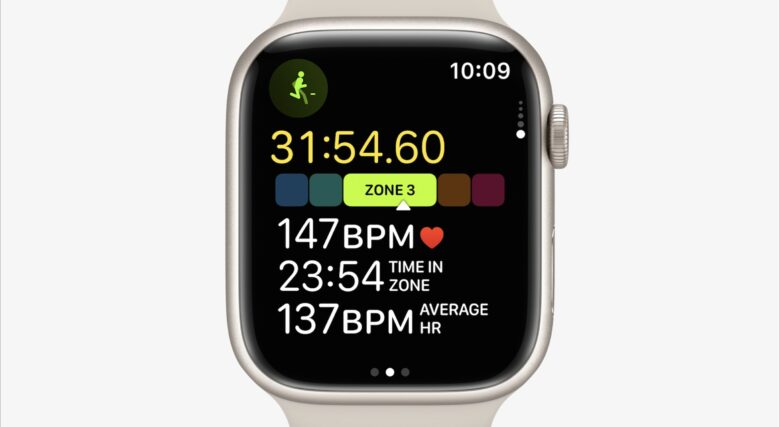 WWDC22: watchOS 9 shows you Heart Rate Training Zones during your run