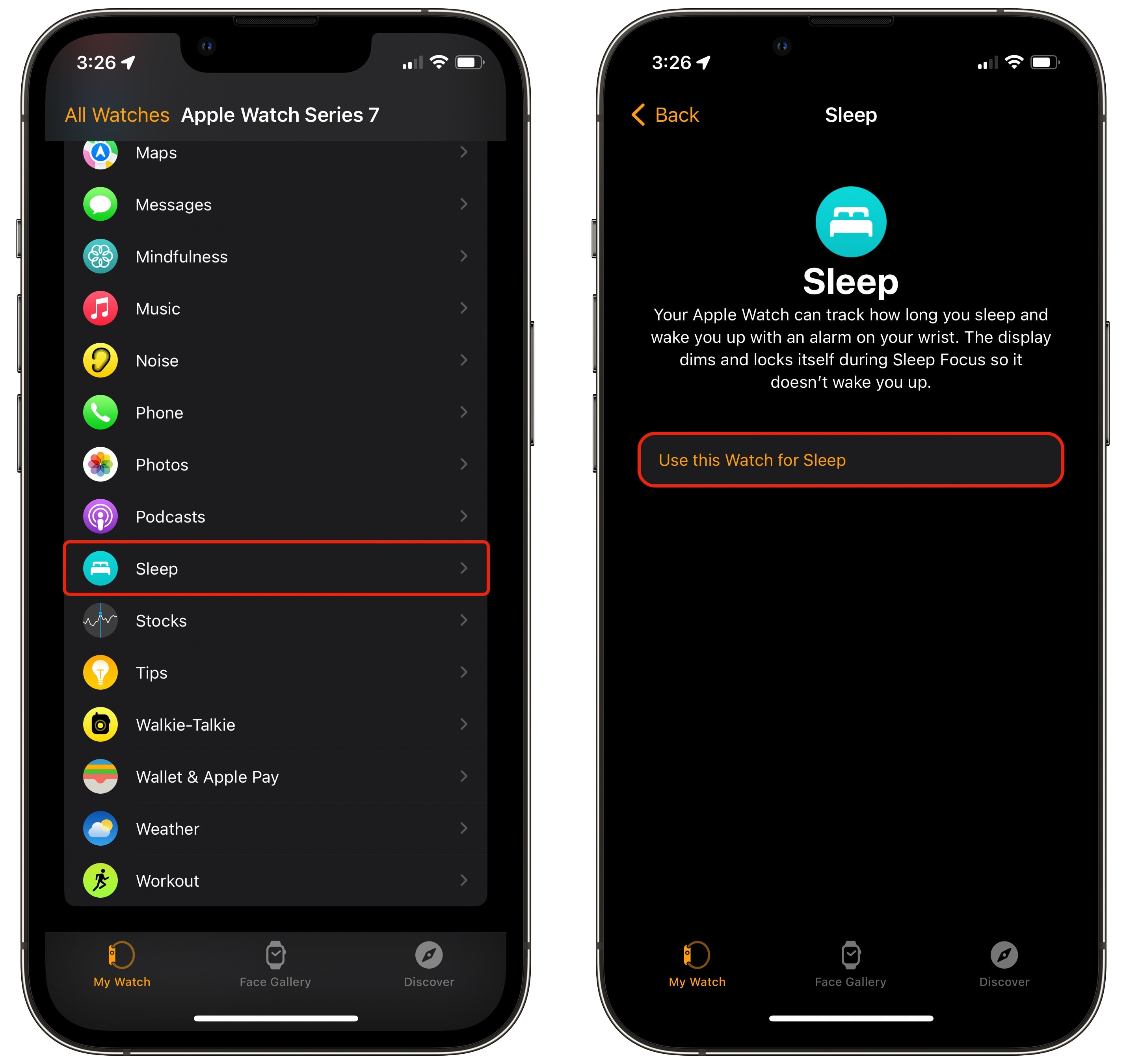Turning on advance Sleep tracking for Apple Watch is easy.