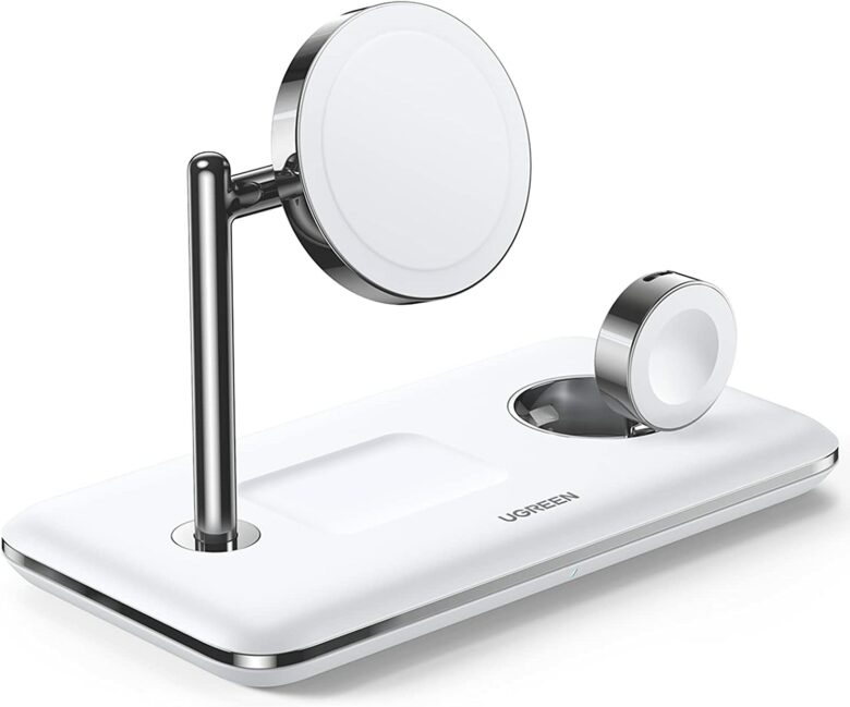 Ugreen 3 in 1 Wireless Charging Station giveaway: Declutter your space, while charging all devices simultaneously.