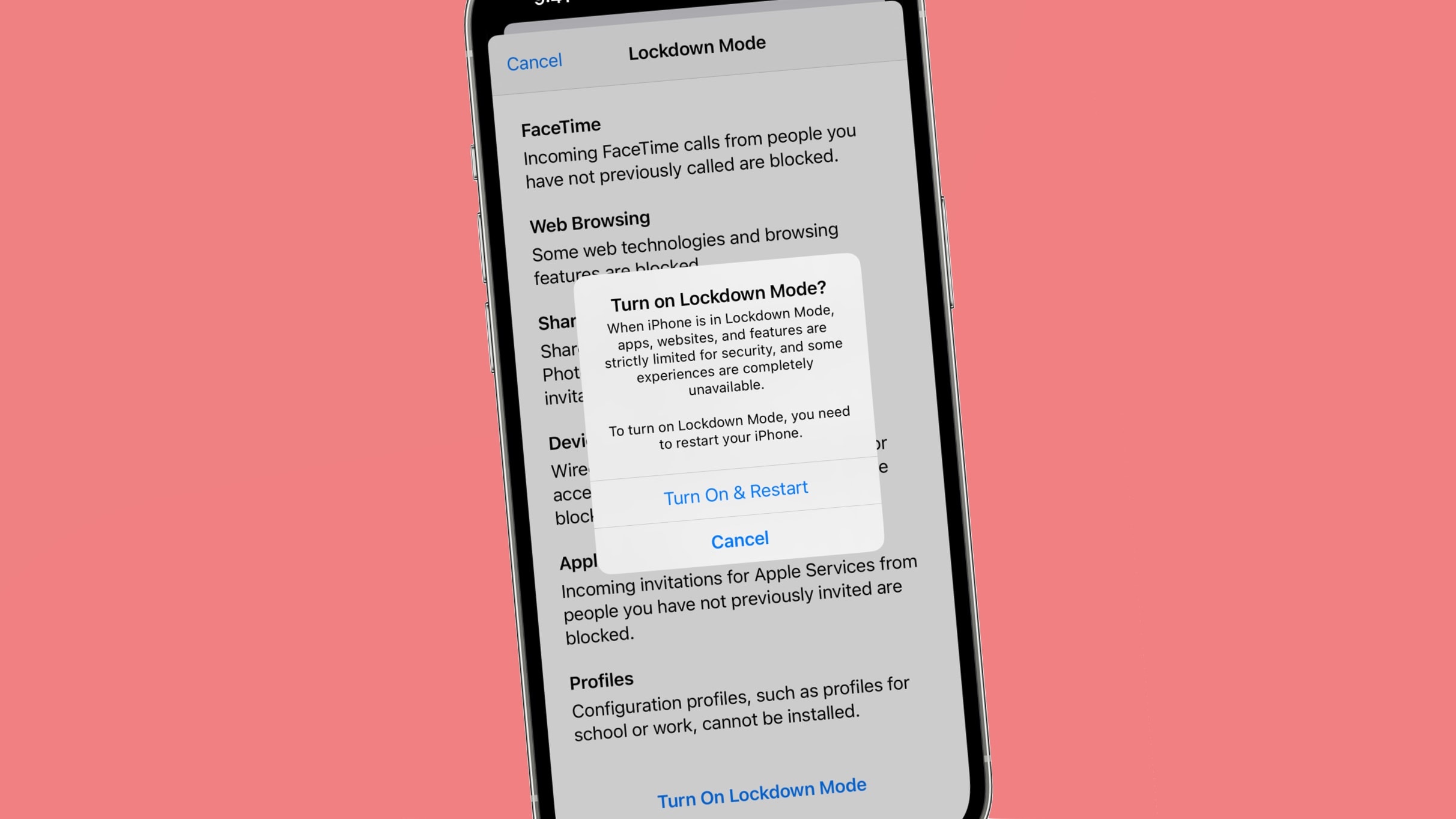 New Lockdown Mode makes iPhone secure from sophisticated digital attacks