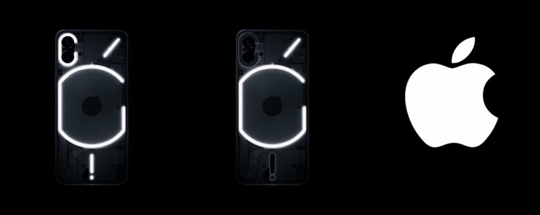 Nothing Phone glyph hides an Apple logo