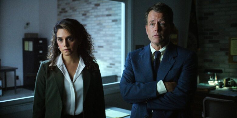 Black Bird recap Apple TV+: Lauren McCauley (played by Sepideh Moafi, left) and Brian Miller (Greg Kinnear) need a snitch.