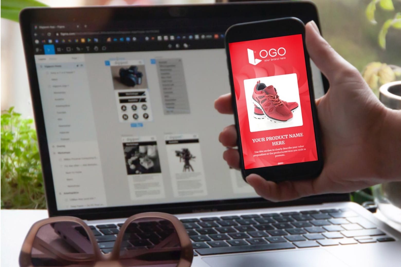 Create concise advertising materials without ever leaving your iPhone using this app.