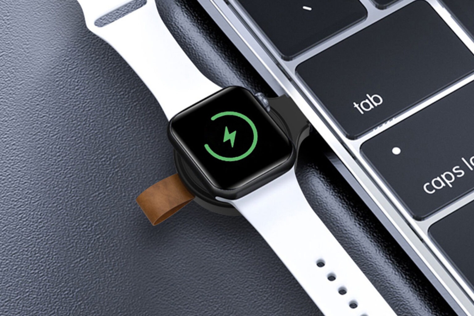 Check out this compact Apple Watch charger.
