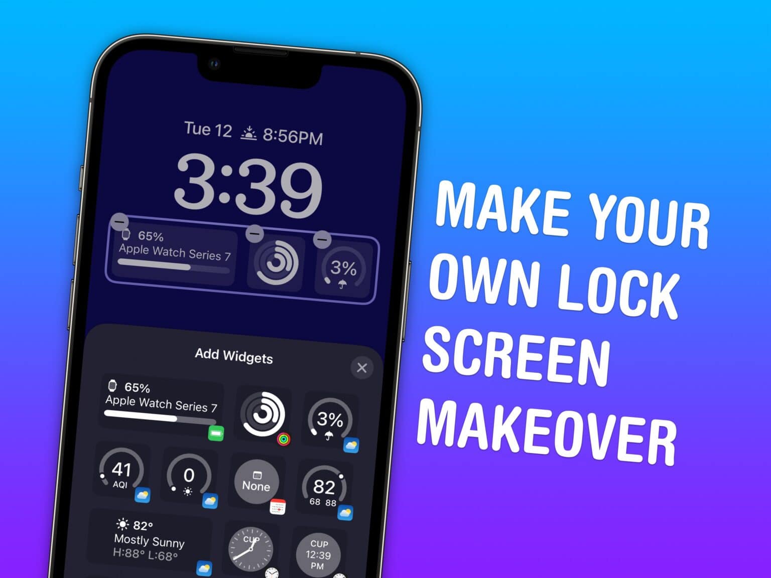 There are a lot of ways to customize the Lock Screen in iOS 16.