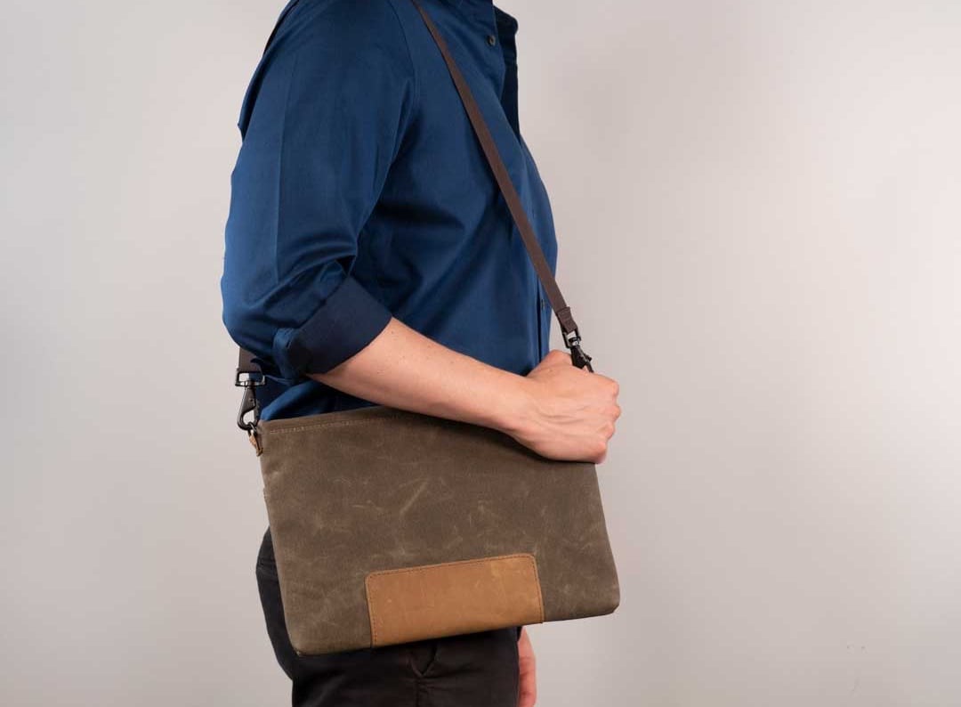 Get the optional strap and the sleeve becomes a shoulder bag.
