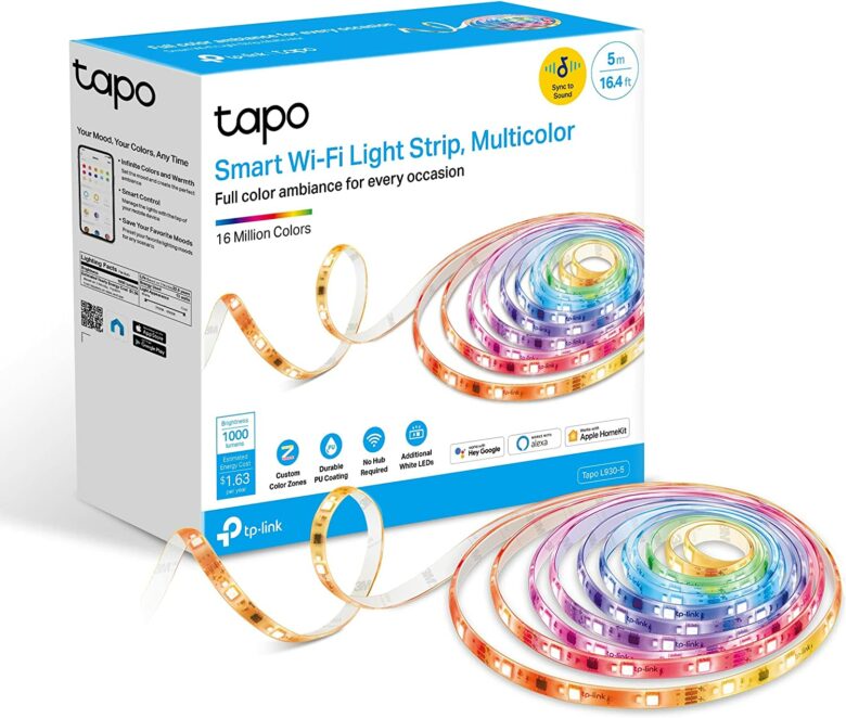 You can get a huge array of colors or bright white light out of these strips.