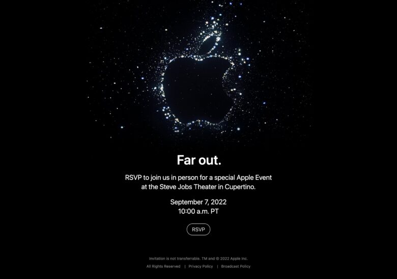 Far out: Apple’s Sept. 7 iPhone event is on and in person
