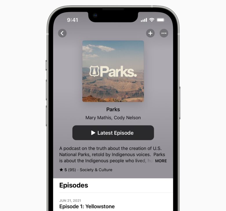 Apple users can visit a collection of episodes centering Indigenous voices on Apple Podcasts.