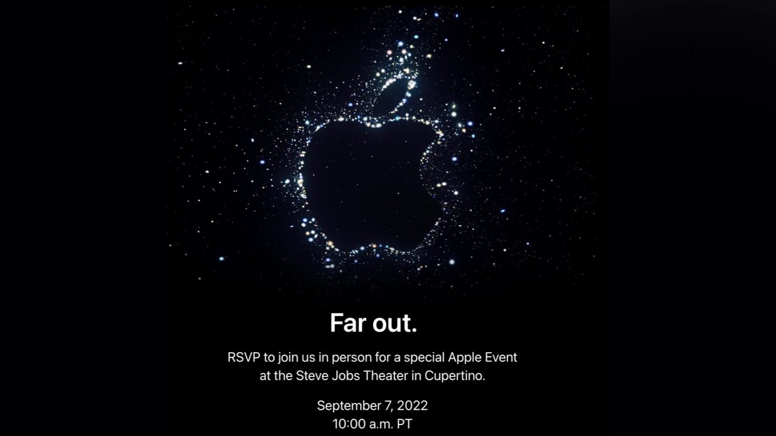 Far out: Apple’s Sept. 7 iPhone event is on and in person