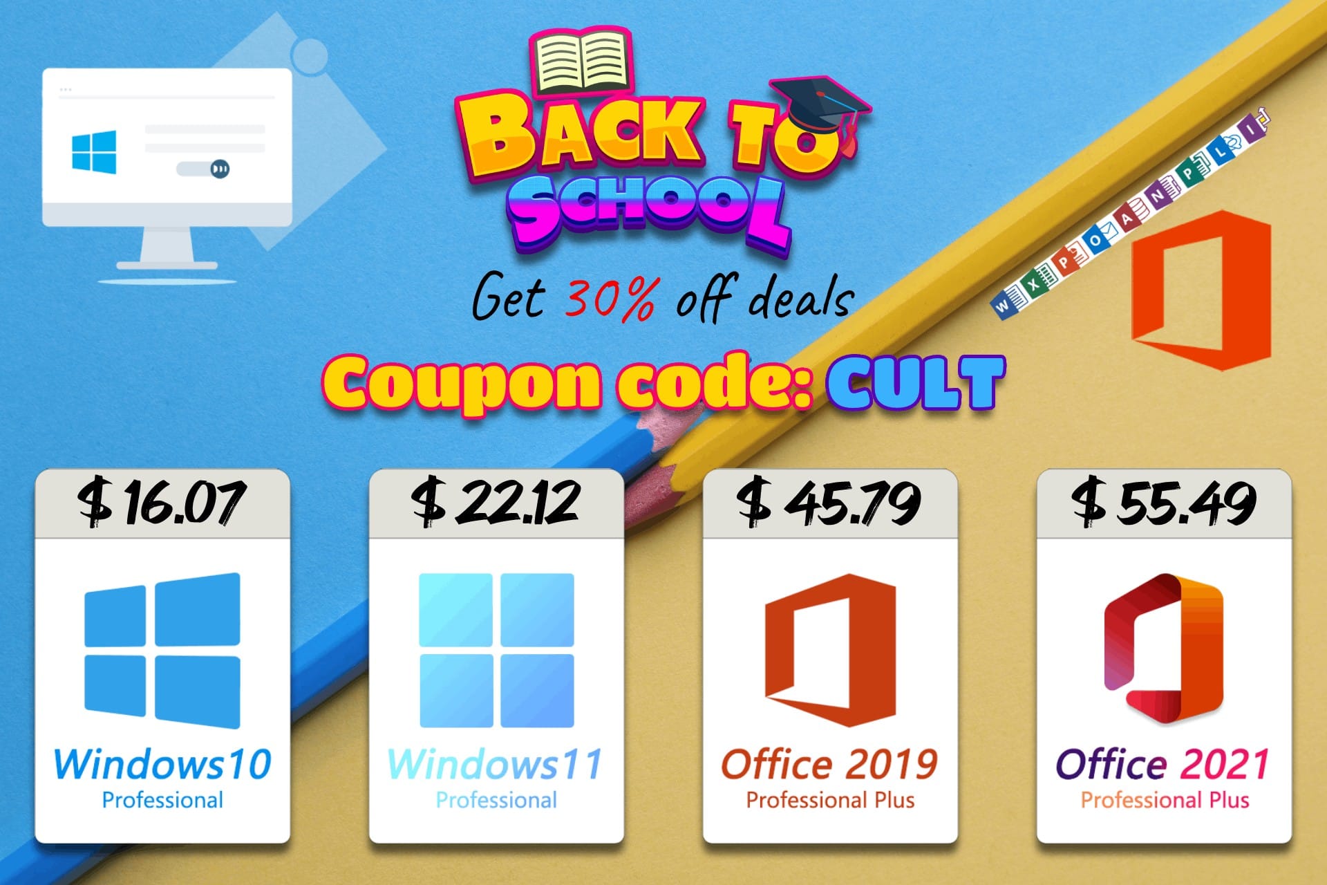 In CDKeylord's Back to School Sale, you can get 30% off with coupon code CULT.
